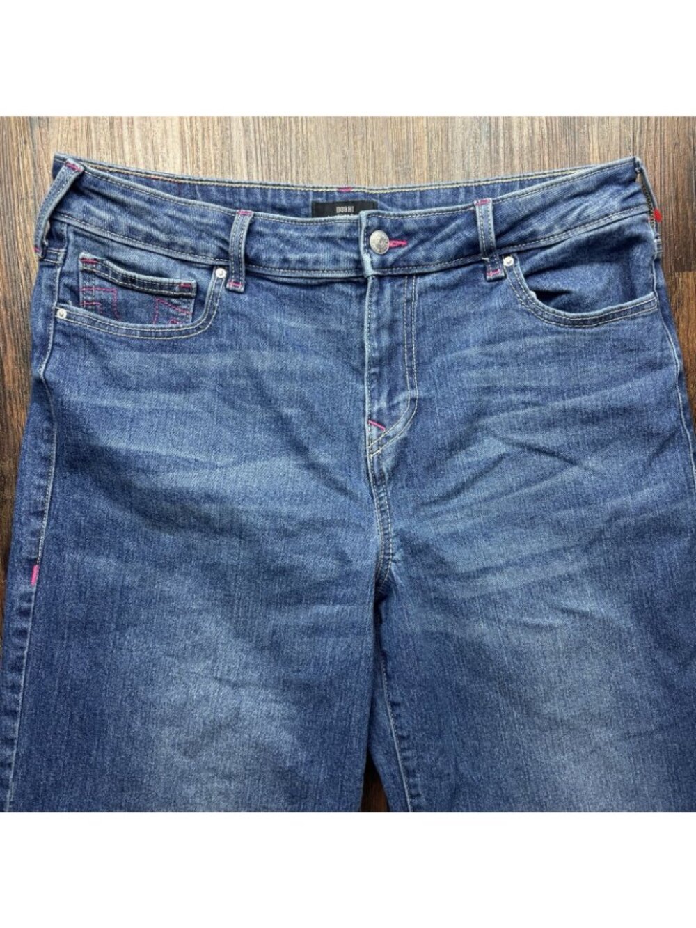 True Religion Bobbi Low Slung Baggy Wide Leg Jeans Medium Wash Size 32 - Picture 3 of 11